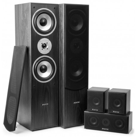 HF-5B Sistema home theatre 5.0 Fenton color negro