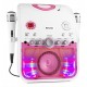 SBS-20W Altavoz karaoke con CD color rosa