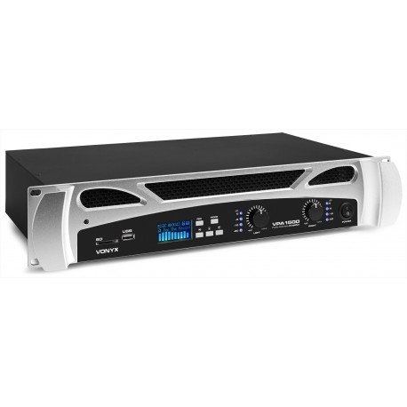 VPA-1500 Amplificador 2 x 750W con Bluetooth Vonyx