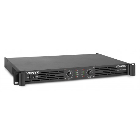 VDA-1000 Amplificador PA 2 x 500W Vonyx