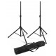 Set 2 soportes de altavoz con bolsa de transporte Skytec