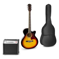 Showkit Conjunto guitarra acústica electrificada