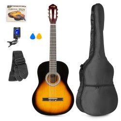 Soloart Conjunto guitarra clásica sunburst