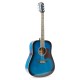 Solojam Conjunto guitarra acústica azul