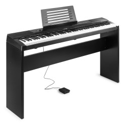 KB6W Piano digital 88 teclas con soporte de madera