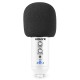 CM-320W Micrófono estudio USB con echo color blanco Vonyx