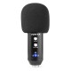 CMS-320B Micrófono de estudio USB con echo color negro Vonyx