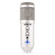 CMS-320B Micrófono de estudio USB con echo color titanio Vonyx