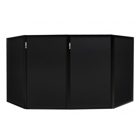 DB2B Pantalla DJ plegable 120x70 (4 paneles) Vonyx, color negro