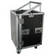 PD-F16U8 Caja rack 19" con ruedas 16U