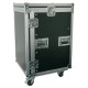 PD-F16U8 Caja rack 19" con ruedas 16U