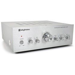 AV400 Amplificador estéreo plata