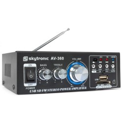 AV360 Mini amplificador con FM/SD/USB/MP3