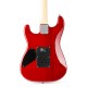 Gigkit Conjunto guitarra eléctrica estilo acolchado color rojo