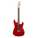Gigkit Conjunto guitarra eléctrica estilo acolchado color rojo