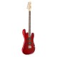 Gigkit Conjunto guitarra eléctrica estilo acolchado color rojo