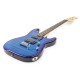 Gigkit Conjunto guitarra eléctrica estilo acolchado color azul