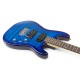 Gigkit Conjunto guitarra eléctrica estilo acolchado color azul