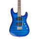 Gigkit Conjunto guitarra eléctrica estilo acolchado color azul