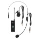 PD-528B Set micrófonos inalámbricos UHF con 8 micros de petaca