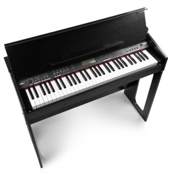 RhapsodyDP61 Piano digital de 61 teclas con soporte para mueble