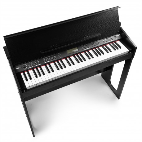 RhapsodyDP61 Piano digital de 61 teclas con soporte para mueble