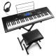 Rhapsody61M Teclado electrónico de 61 teclas sensible al tacto