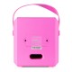 KAR-50P Altavoz karaoke con LEDs color rosa