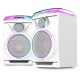 TRACK 2.0 Juego de altavoces activos con LED color blanco