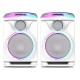 TRACK 2.0 Juego de altavoces activos con LED color blanco
