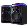 TRACK 2.0 Juego de altavoces activos con LED color negro