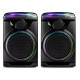 TRACK 2.0 Juego de altavoces activos con LED color negro