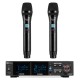 PD-522 Set de micrófonos inalámbricos UHF con 2 micros de mano