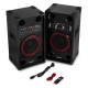 SPK-110 Pareja de altavoces karaoke 10" BT/MP3