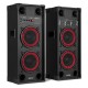 SPK-208 Pareja de altavoces karaoke 2x8" BT/MP3