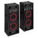 SPK-208 Pareja de altavoces karaoke 2x8" BT/MP3