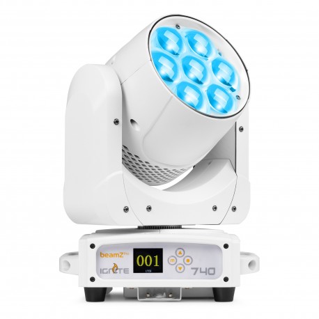 IGNITE-740WH LED Cabeza móvil wash con zoom