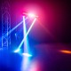 ShowBar GO edge con 4 cabezas móviles y barra de LED/estroboscópica