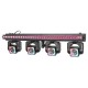 ShowBar GO vibe con 4 cabezas móviles y barra de LEDs