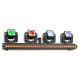 ShowBar GO vibe con 4 cabezas móviles y barra de LEDs