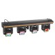 ShowBar GO vibe con 4 cabezas móviles y barra de LEDs