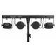 ShowBar FREE 2 x PAR, 2 x derby y strobo