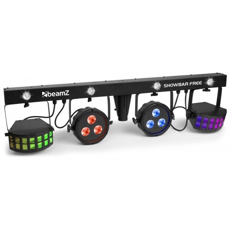 ShowBar FREE 2 x PAR, 2 x derby y strobo