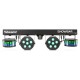 BeamZ SB-02 Showbar con batería 2 x derby y 2 x Par
