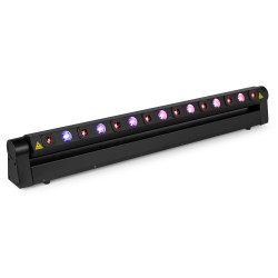 Barra móvil Hyaden con 7 LEDs y 8 rayos láser