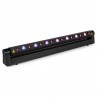 Barra móvil Hyaden con 7 LEDs y 8 rayos láser