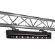Barra móvil Hyaden con 7 LEDs y 8 rayos láser