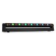 Barra móvil Hyaden con 7 LEDs y 8 rayos láser