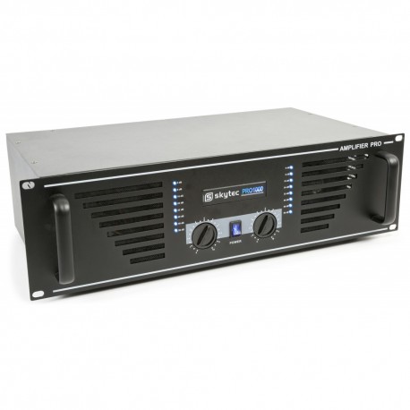 SKY-1000B Amplificador de sonido 2x500W Skytec