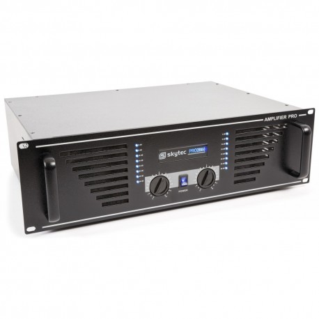 SKY-2000B Amplificador de sonido 2x1000W Skytec